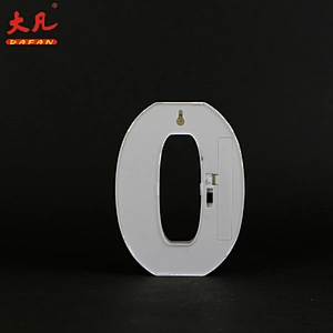 O custom 3D acryl led letter sign alphabet table decoration letter led light