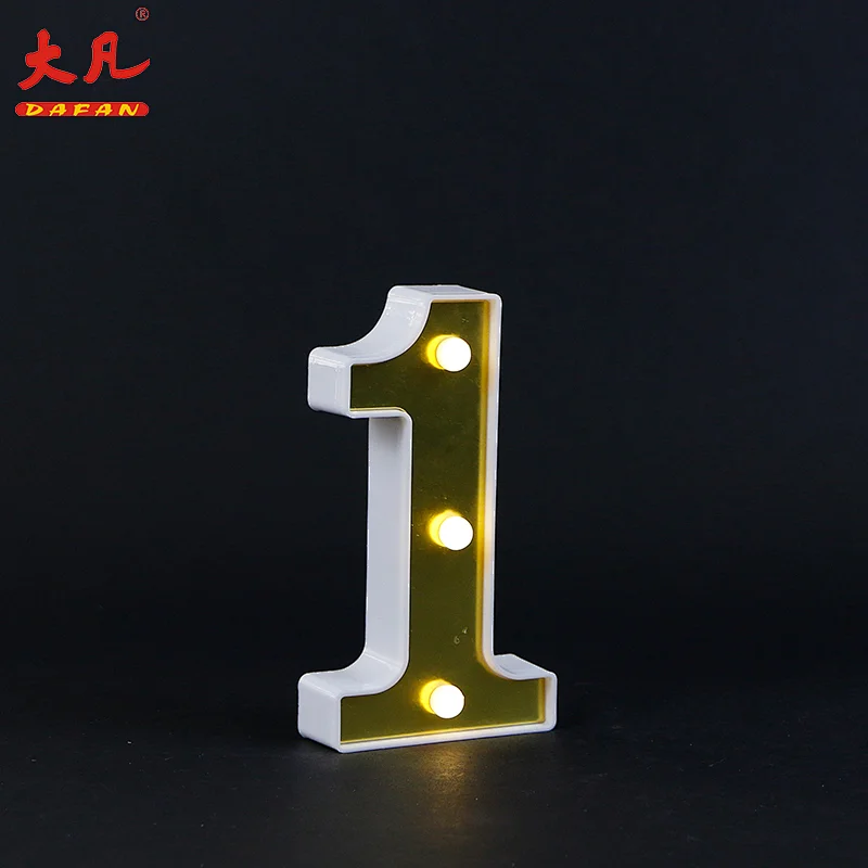 1形状电池字母环字幕字母室装饰灯字母led灯