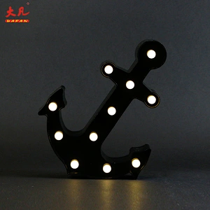 holiday decoration led plastic marquee light letters 3d signs