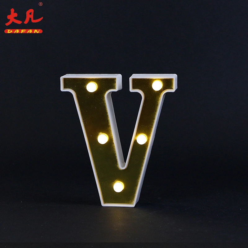 hot sale word letter board 3D battery acrylic led light letter marquee wedding party sign