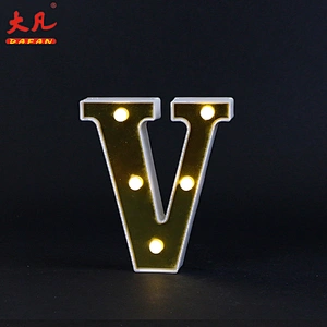 hot sale word letter board 3D battery acrylic led light letter marquee wedding party sign