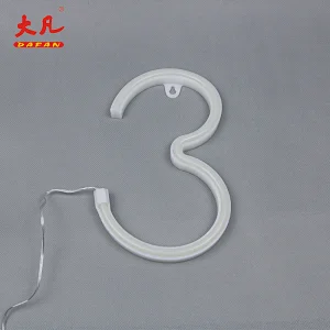 3字母珠宝中国霓虹灯标志婚礼装饰usb电池霓虹灯字母