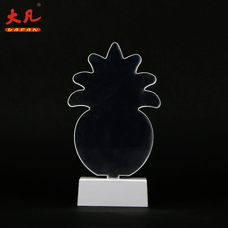 3D pineapple mirror animal shape led decorative children night tunnel lamp usb & battery infinity party light