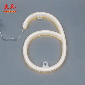 6 led home lighting weddings decoration led rope usb battery neon ring light neon letters
