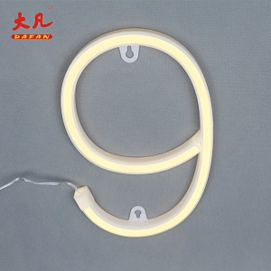 9 decoration Christmas letter light led home lighting neon plastic sheet wholesale neon signs