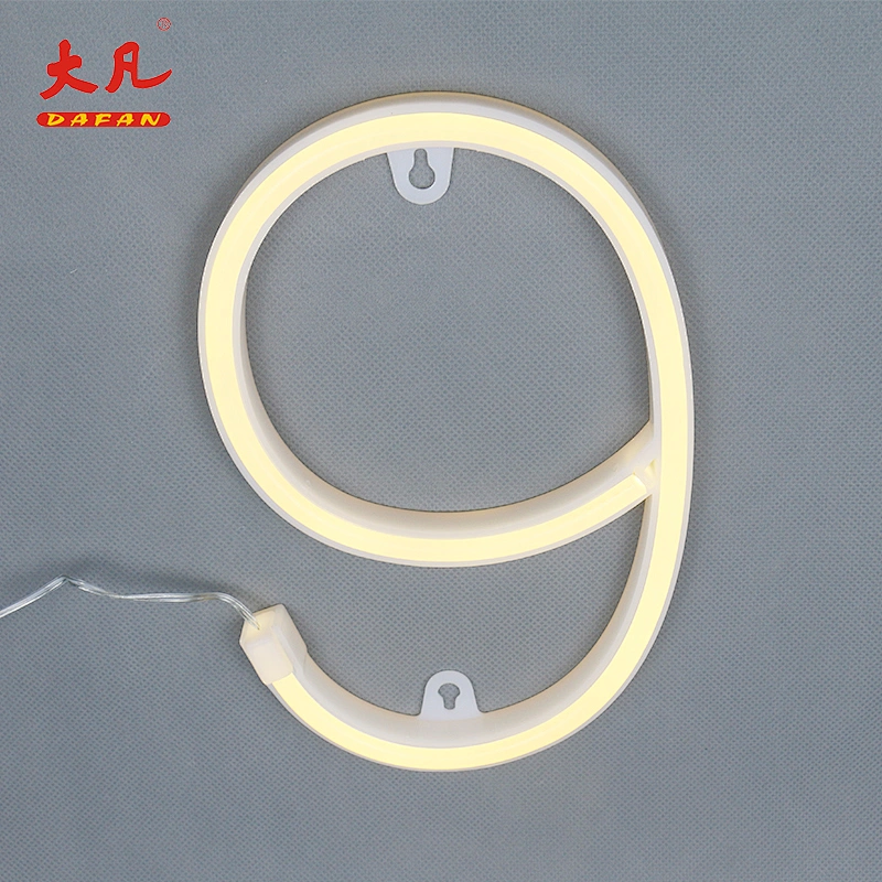 9 decoration Christmas letter light led home lighting neon plastic sheet wholesale neon signs