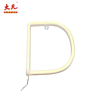 D节日装饰led霓虹字母饰品led flex霓虹字母pvc字灯霓虹灯管灯