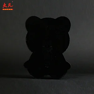 熊形LED假日塑料天棚浅色字母压克力派对弹出天棚标志