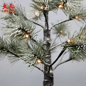 120厘米节日装饰led模拟松树人工枝干花会婚礼庭院房间圣诞树灯光