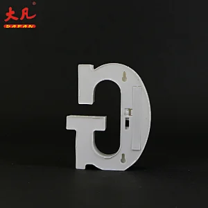 G字母表3D装饰字母表灯室室电池信件光