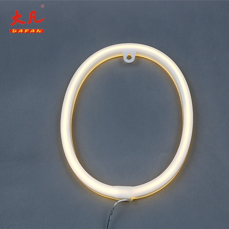 0 neon acrylic box letter ring neon sign bar usb battery neon plastic sheet