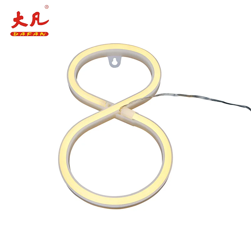 8婚礼装饰led绳usb霓虹灯霓虹调色板装饰霓虹灯环