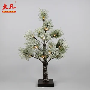 50cm simulate led Christmas decorative plastic pine wedding branch tree artificial tree light