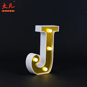 J节led塑料灯室餐桌装饰电池供电led灯