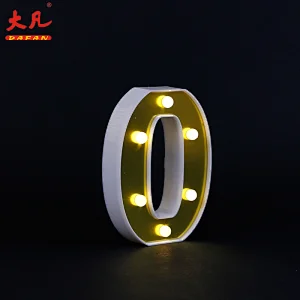 O定制3D压克力led字母标志字母表装饰字母led灯