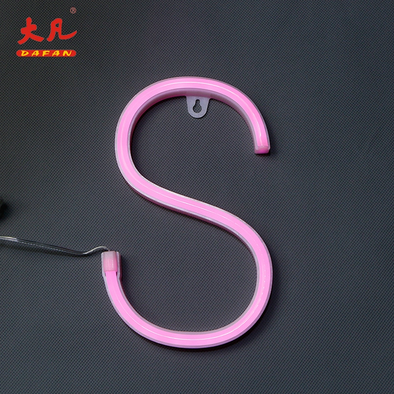 S party light custom neon sign decorative neon lights neon home decorative lighting