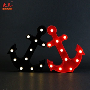 holiday decoration led plastic marquee light letters 3d signs