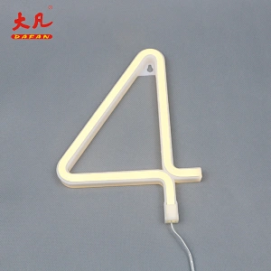 4 usb battery weddings decoration led neon flexible strip neon beads neon butane
