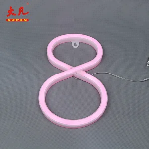 8婚礼装饰led绳usb霓虹灯霓虹调色板装饰霓虹灯环