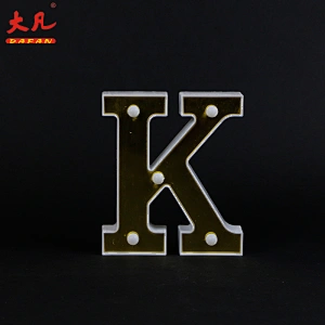 hot sale led holiday light table decoration plastic room lamp wedding party birthday letter light