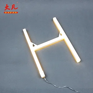 H merry Christmas letter light neon flex rope lights neon light letters battery powered neon signs