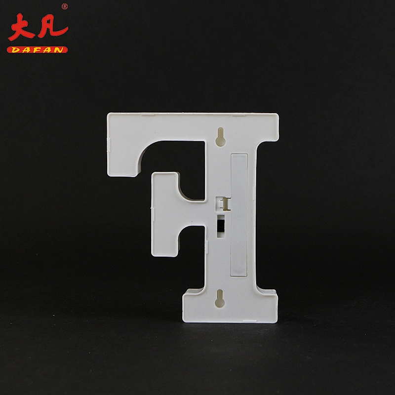 F led plastic battery letter light holiday room decoration acrylic letter sign