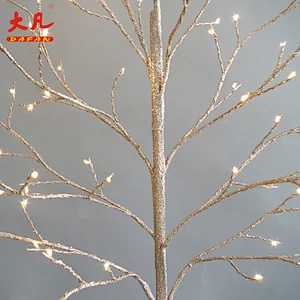 闪耀领树灯100 LED高档led水晶树灯圣诞树装饰灯为房间派对院子