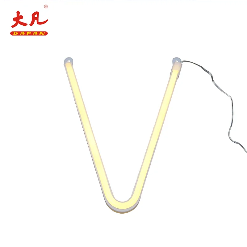 V usb棒霓虹灯中国霓虹灯led灯带台灯led霓虹灯柔光灯led