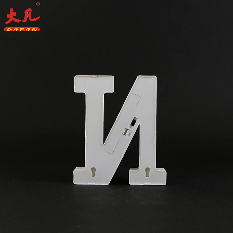 高档3D led电池节日灯装饰led字母表字母标志