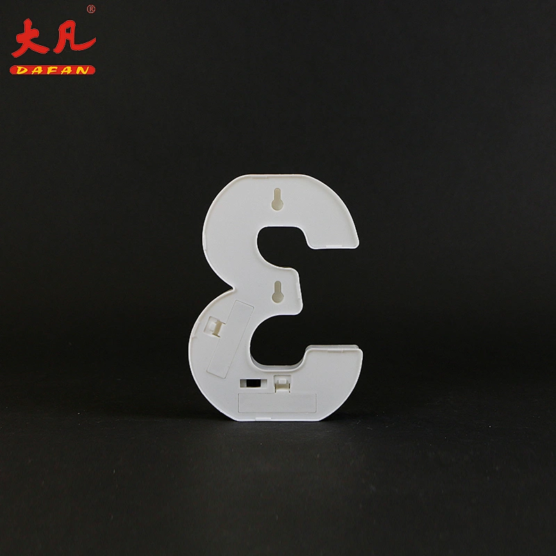 3 word letter board pvc 3d plastic marquee letter light room festival wedding party Led letter ring