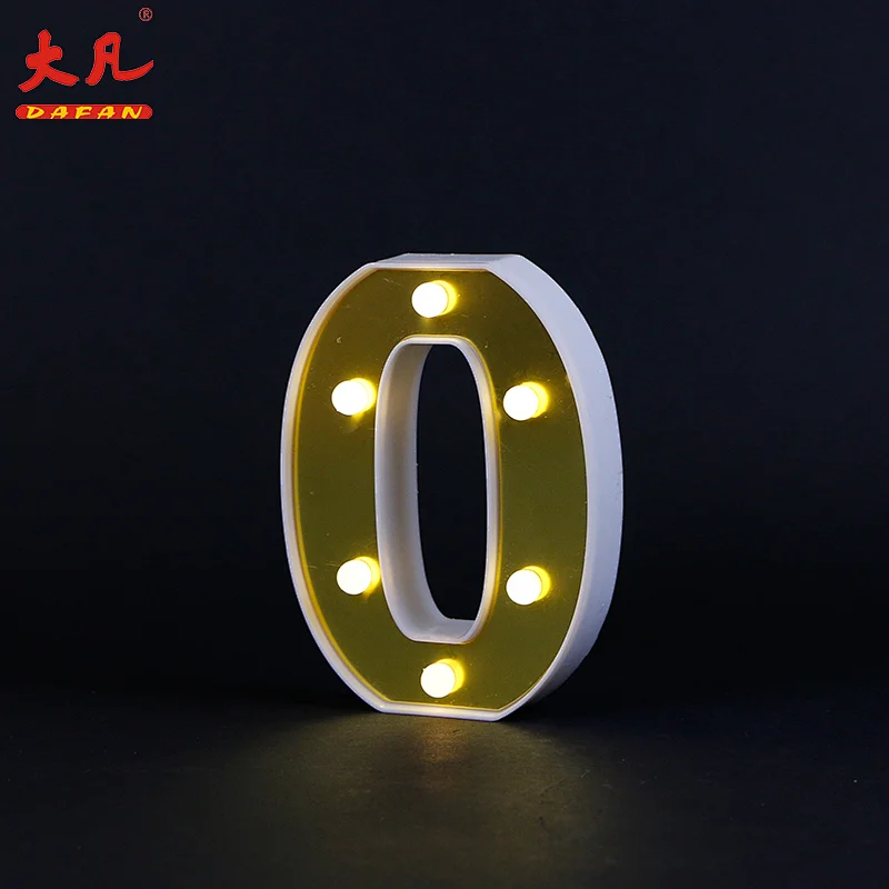 O定制3D压克力led字母标志字母表装饰字母led灯