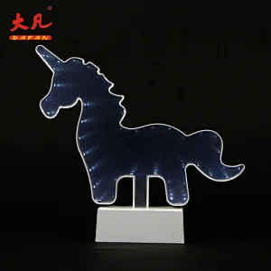 3d tunnel mirror light led children night decorative tunnel lamps battery mirror fancy light