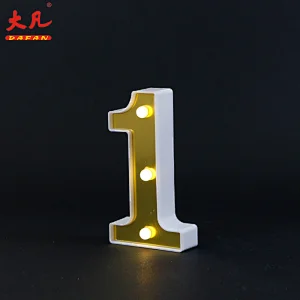 1形状电池字母环字幕字母室装饰灯字母led灯