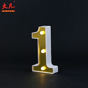 1 shape battery letter ring marquee alphabet room decoration light letter led light