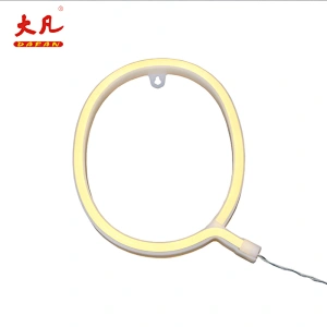 Q light indoor Christmas decoration neon lights for bedroom decorative neon lamp battery powered neon lights