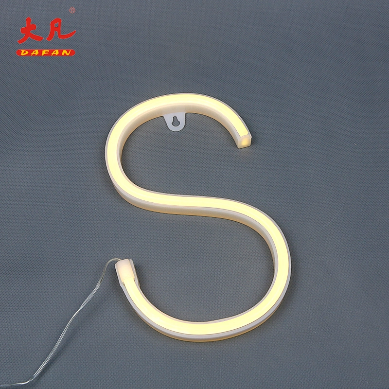 S party light custom neon sign decorative neon lights neon home decorative lighting