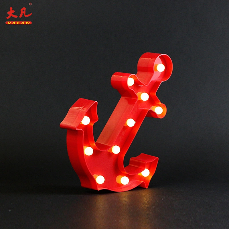 holiday decoration led plastic marquee light letters 3d signs