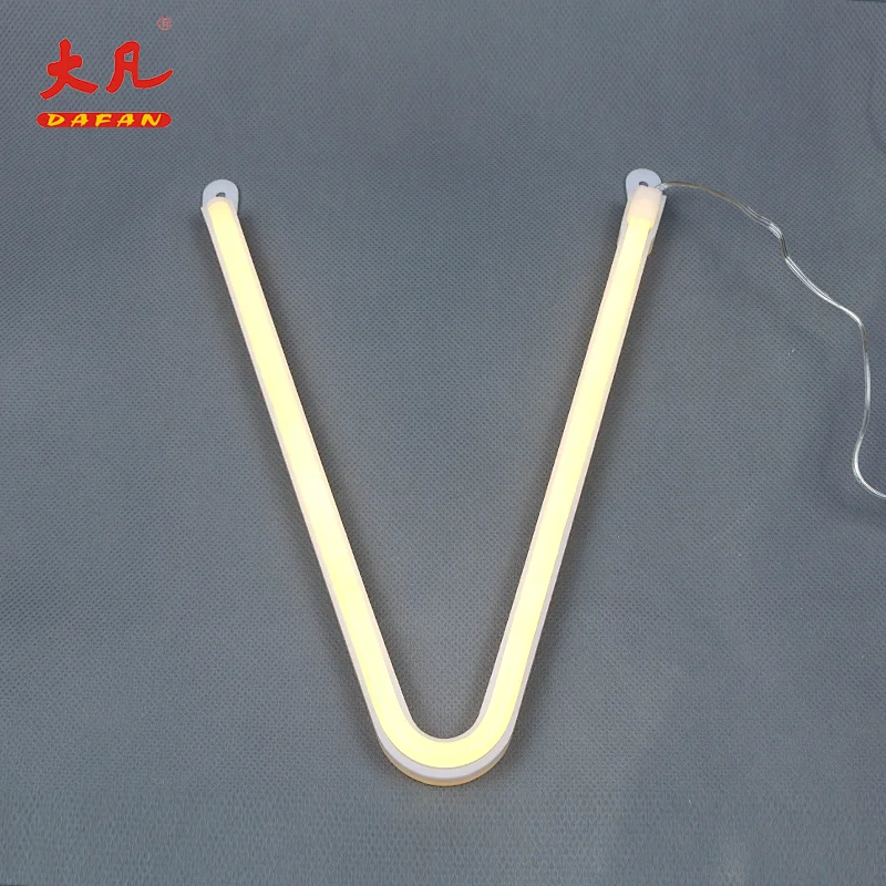 V usb棒霓虹灯中国霓虹灯led灯带台灯led霓虹灯柔光灯led