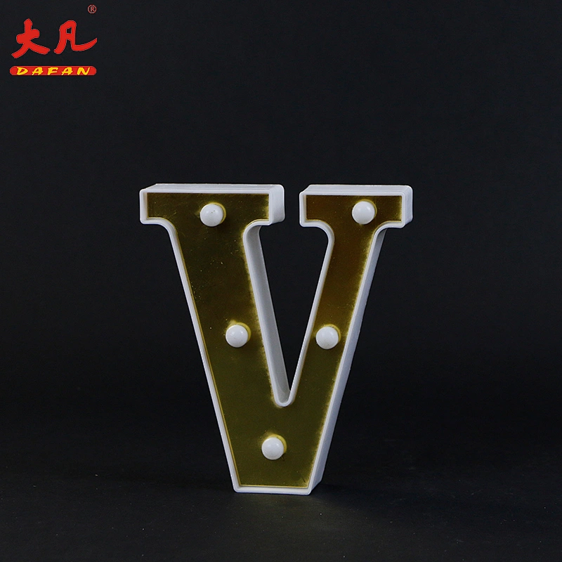 hot sale word letter board 3D battery acrylic led light letter marquee wedding party sign