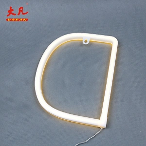 D festival decoration led neon letter jewelry led flex neon letter pvc word light neon tube light