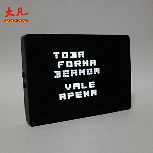 battery powered china manufacturer acrylic a4 light panel box with letters