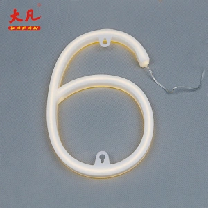 6 led home lighting weddings decoration led rope usb battery neon ring light neon letters