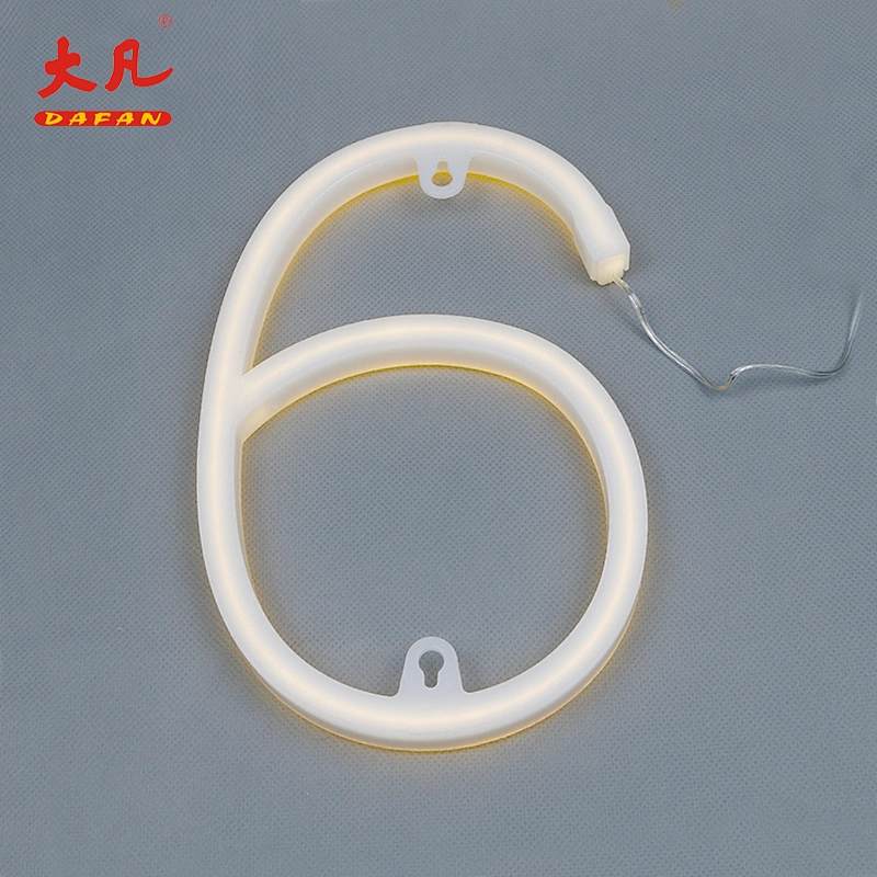 6 led home lighting weddings decoration led rope usb battery neon ring light neon letters