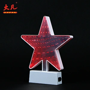led decorative mirror panel light tunnel indoor infinity battery decor atmosphere light