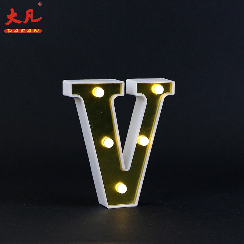 hot sale word letter board 3D battery acrylic led light letter marquee wedding party sign