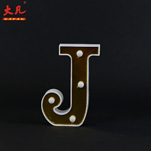 J festival led plastic light room table decoration battery operated led light