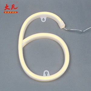 6 led home lighting weddings decoration led rope usb battery neon ring light neon letters