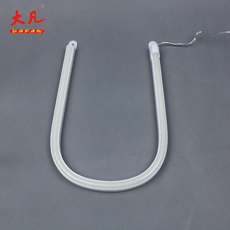 U Shape festival decoration led neon flexible tube Christmas ring lights weddings decoration signs
