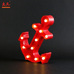 holiday decoration led plastic marquee light letters 3d signs