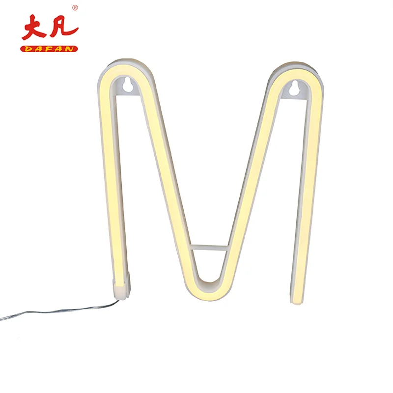 M圣诞节装饰霓虹灯调色板氖家庭装饰照明设备桌光霓虹灯信件